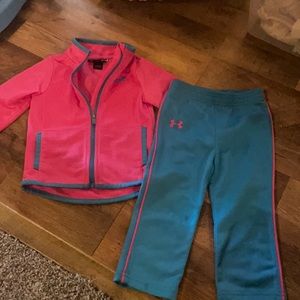 18 m super cute track suit- under armour